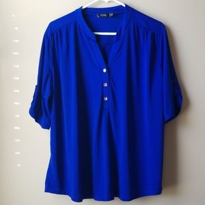 colbolt blue blouse